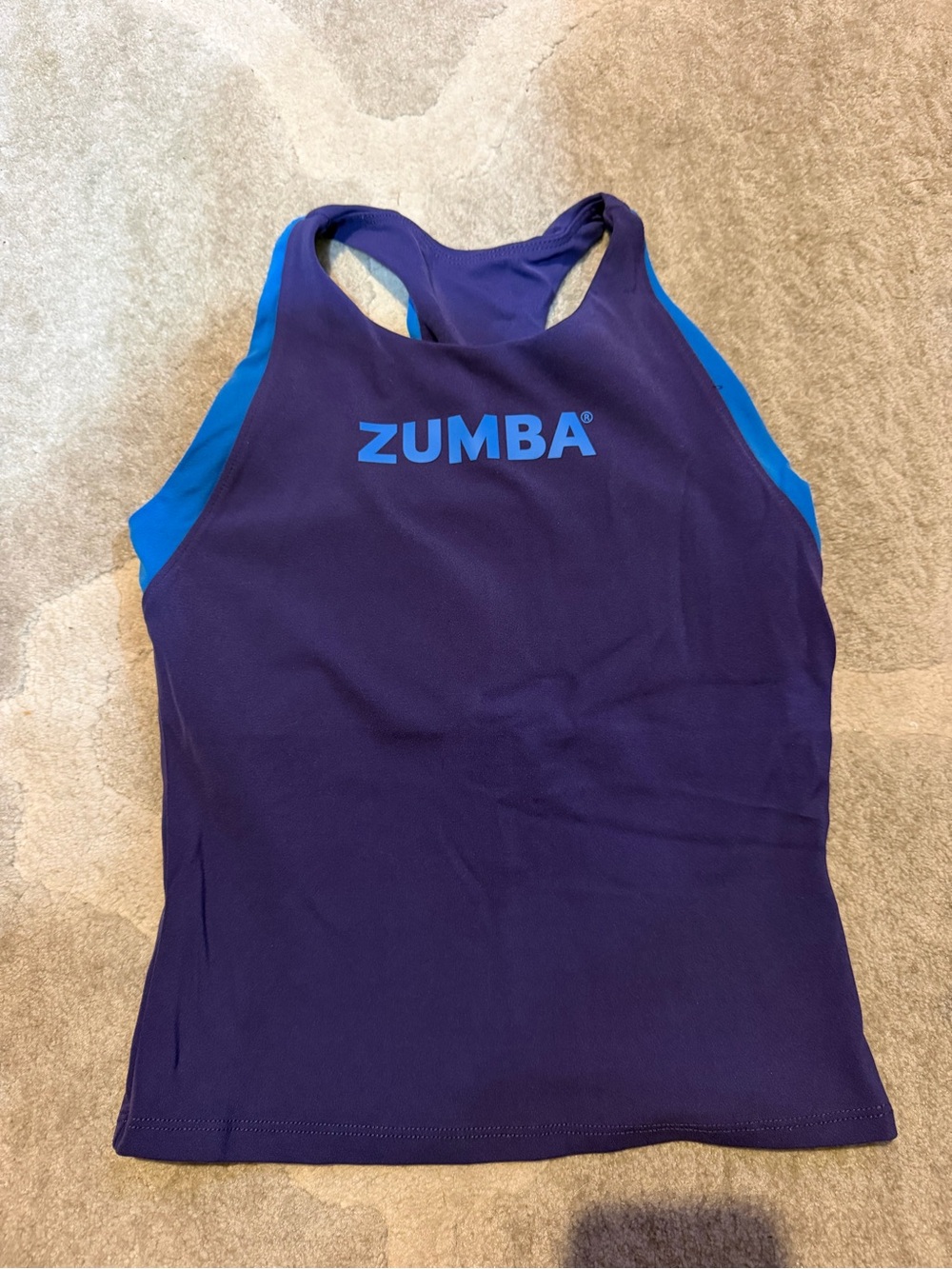 Apres Zumba High Neck Colorblock Tank